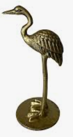 Cast Iron Pelican 9.25"H Gold - BIDK