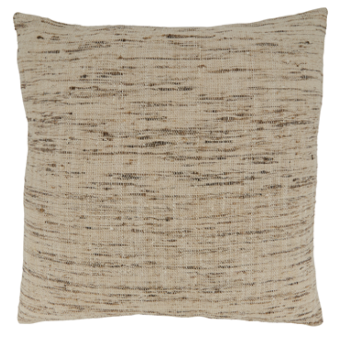 Textured Pillow - Oatmeal - Down Filled 20" Square - SA