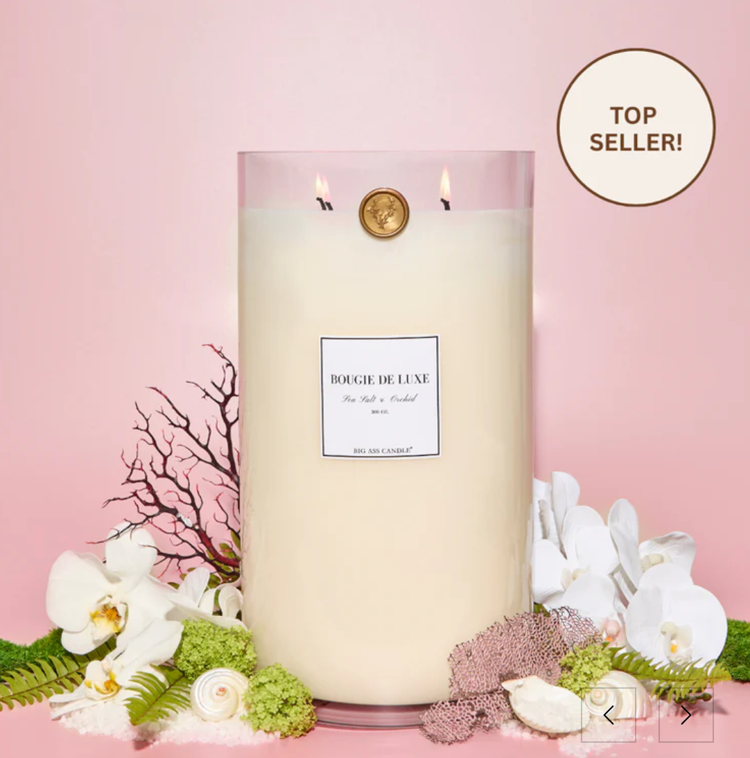 Big Ass Candle - Sea Salt & Orchid (300 oz, 750-1,000 hours) - BAL