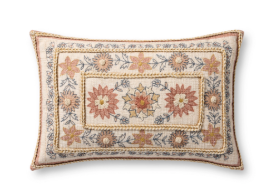 PLL0158 Red/Multi 13" x 21" Pillow - LO