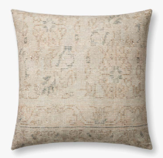 Celestia Natural/Blue 22" x 22" Pillow - LO