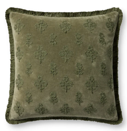 PCJ0025 Darla Olive 18" x 18" Pillow - LO