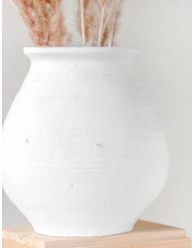 White Clay Vase - PD
