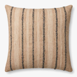 Elowen Natural/Blue 22" x 22" Pillow - LO