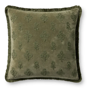 PCJ0025 Darla Olive 18" x 18" Pillow - LO
