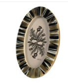 Oval Marbled Picture Frame - HOM