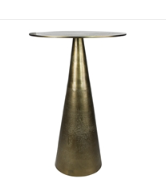 Challon Side Table, Brass - HOM